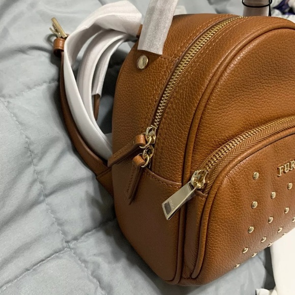 furla frida medium leather backpack